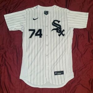 Chicago White Sox Eloy Jiménez Nike White Home Authentic Elite Jersey Size 40
